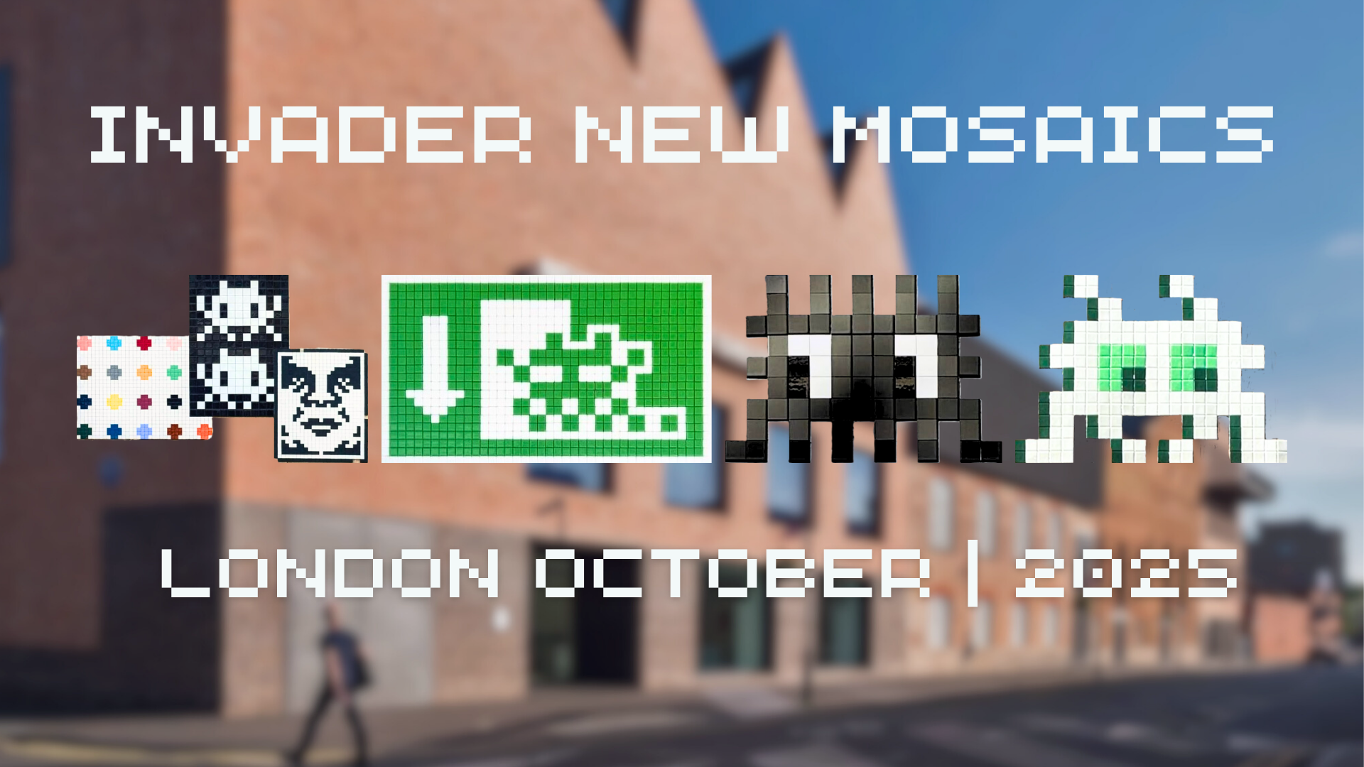 Invader's New London Mosaics LDN_163 - 166 | October 2025